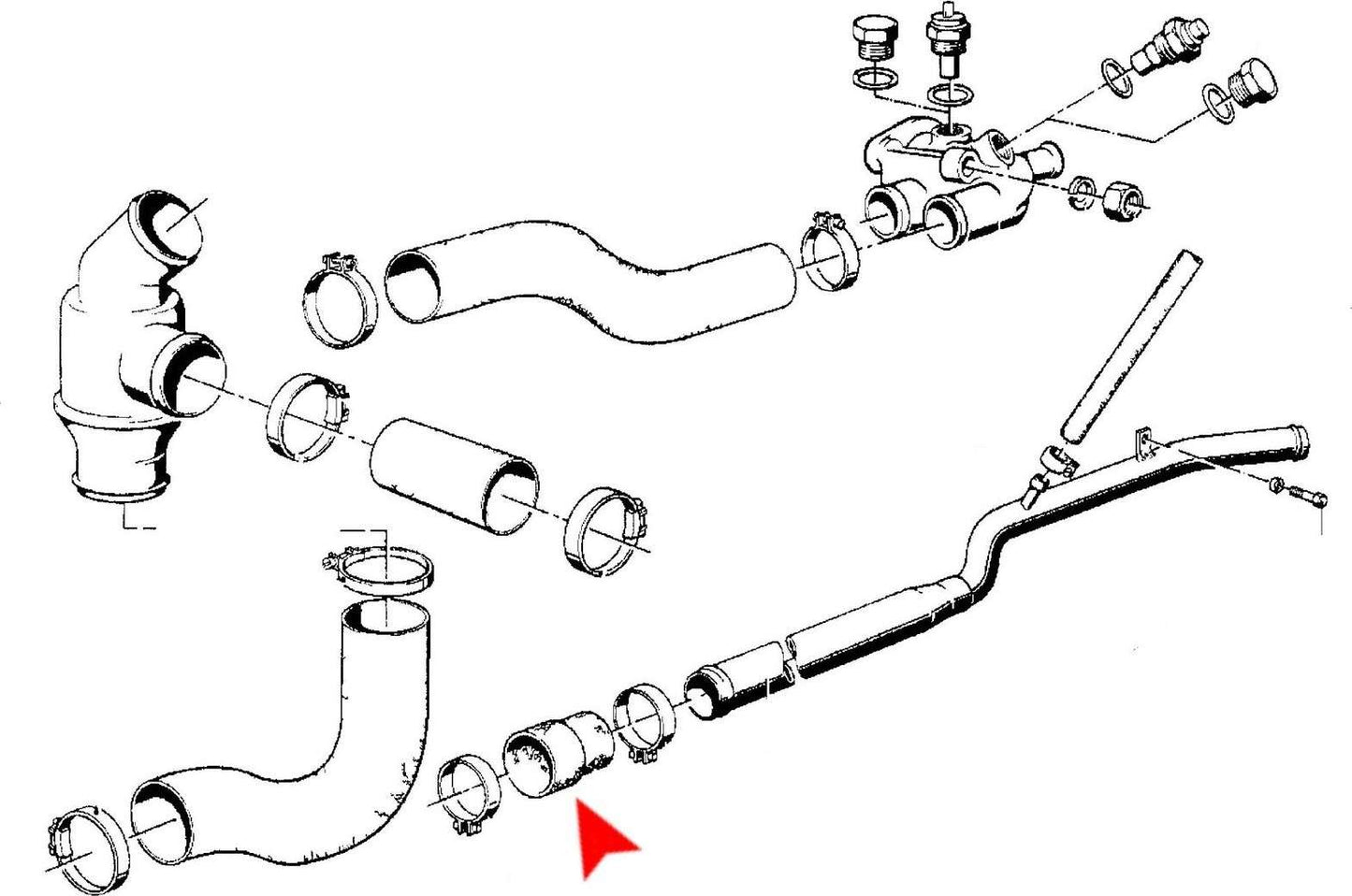 URO Engine Coolant Hose 11531266472