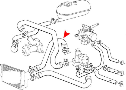 URO Radiator Coolant Hose 11531286914
