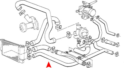 URO HVAC Heater Hose