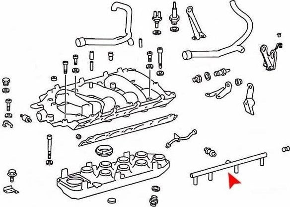 URO Engine Air Distribution Hose 1160942582