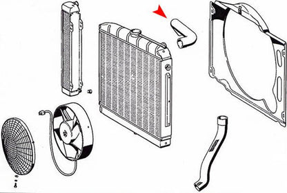 URO Radiator Coolant Hose
