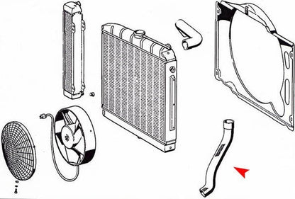 URO Radiator Coolant Hose 1165011282