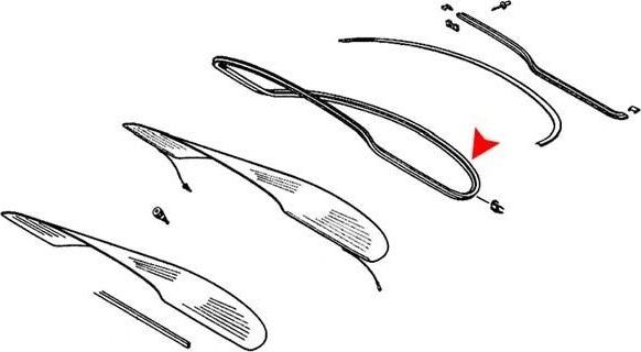 URO Rear Window Seal - 116 670 0039