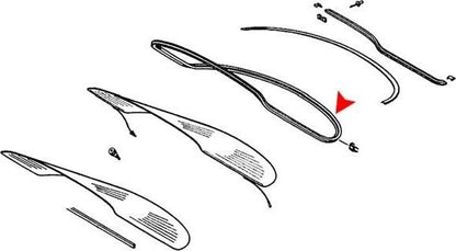 URO Rear Window Seal - 116 670 0039