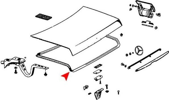 URO Trunk Seal - 116 758 0098