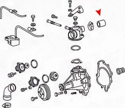 URO Radiator Coolant Hose 1192030382