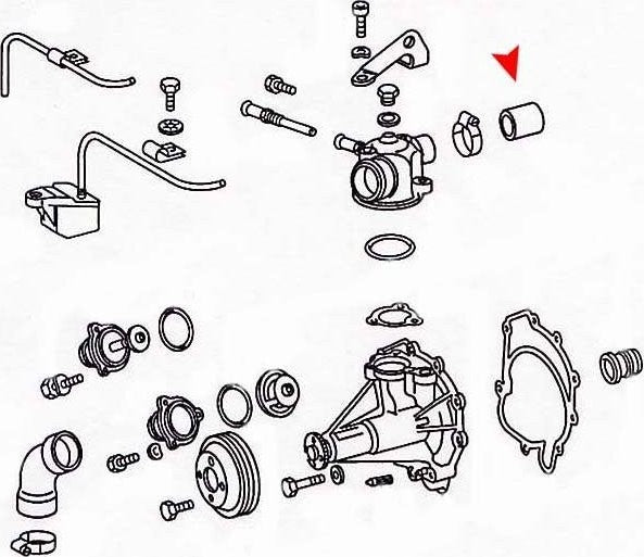URO Radiator Coolant Hose 1192030382