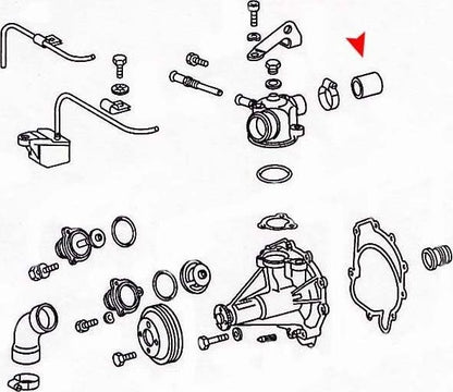 URO Radiator Coolant Hose 1192030382