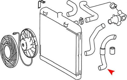 URO Radiator Coolant Hose