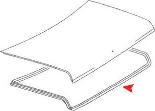 URO Trunk Lid Seal 1237580098