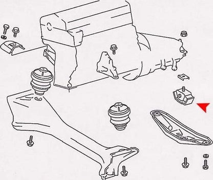 URO Manual Transmission Mount 1242400618