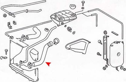 URO Radiator Coolant Hose
