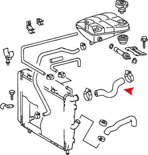 URO Radiator Coolant Hose