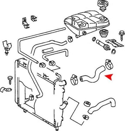 URO Radiator Coolant Hose