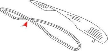 URO Rear Window Seal - 126 678 0120