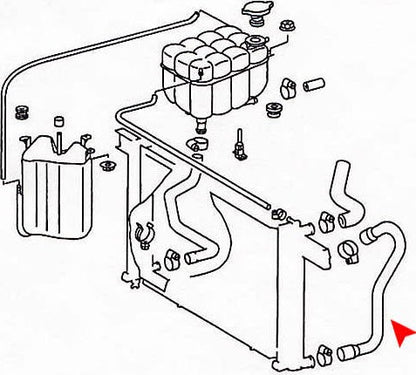 URO Radiator Coolant Hose