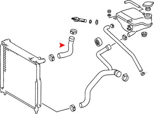 URO Radiator Coolant Hose