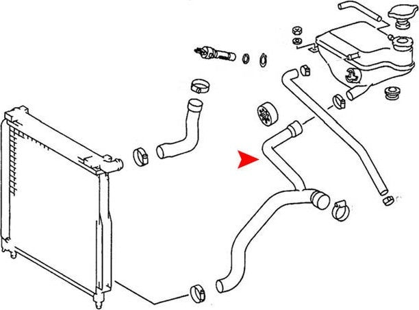 URO Radiator Coolant Hose 2015015182