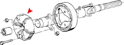 URO Drive Shaft Flex Joint 26111225624