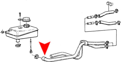 URO HVAC Heater Hose 4876371