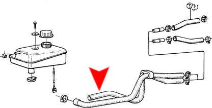 URO HVAC Heater Hose 4876652