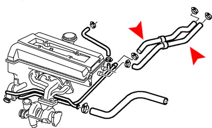 URO Heater Hose Set - 49 61 074