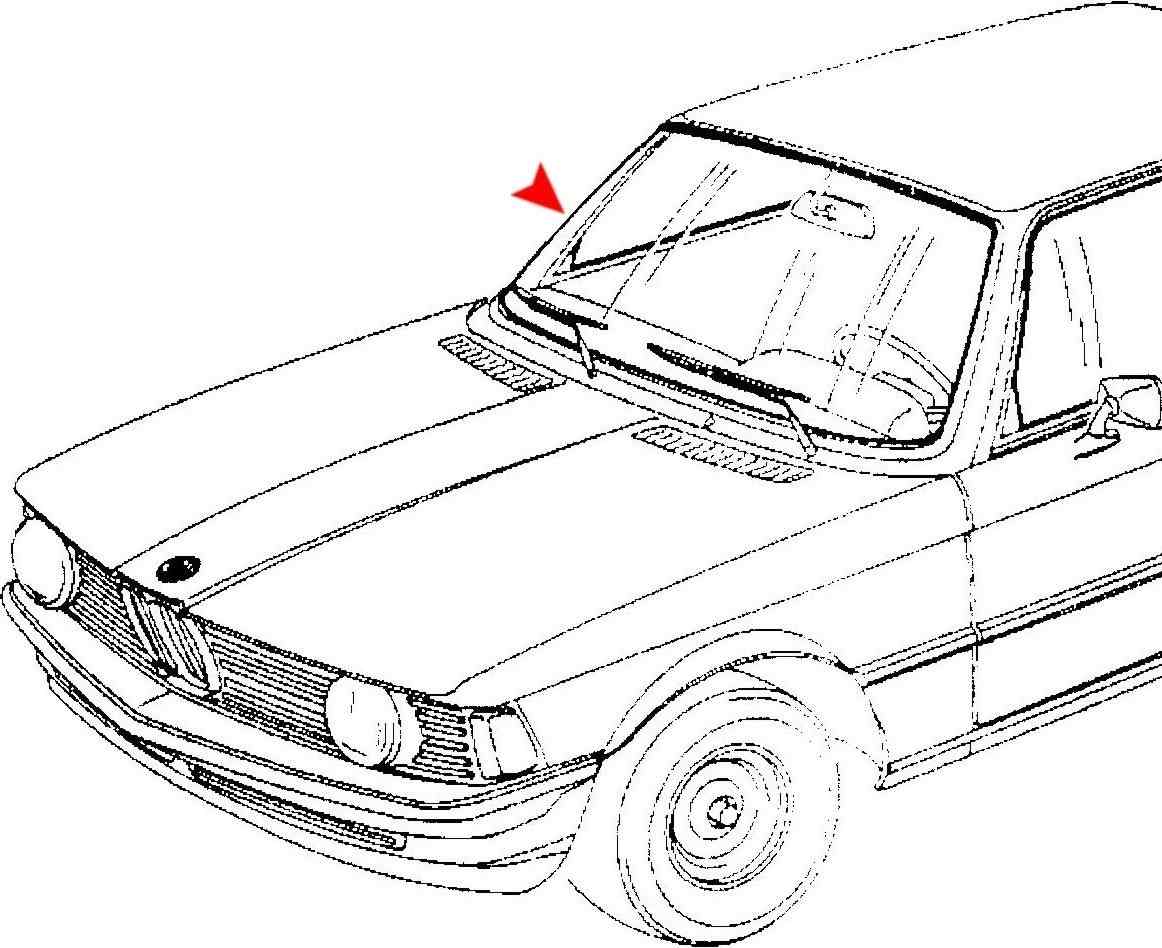 URO Windshield Seal 51311831958