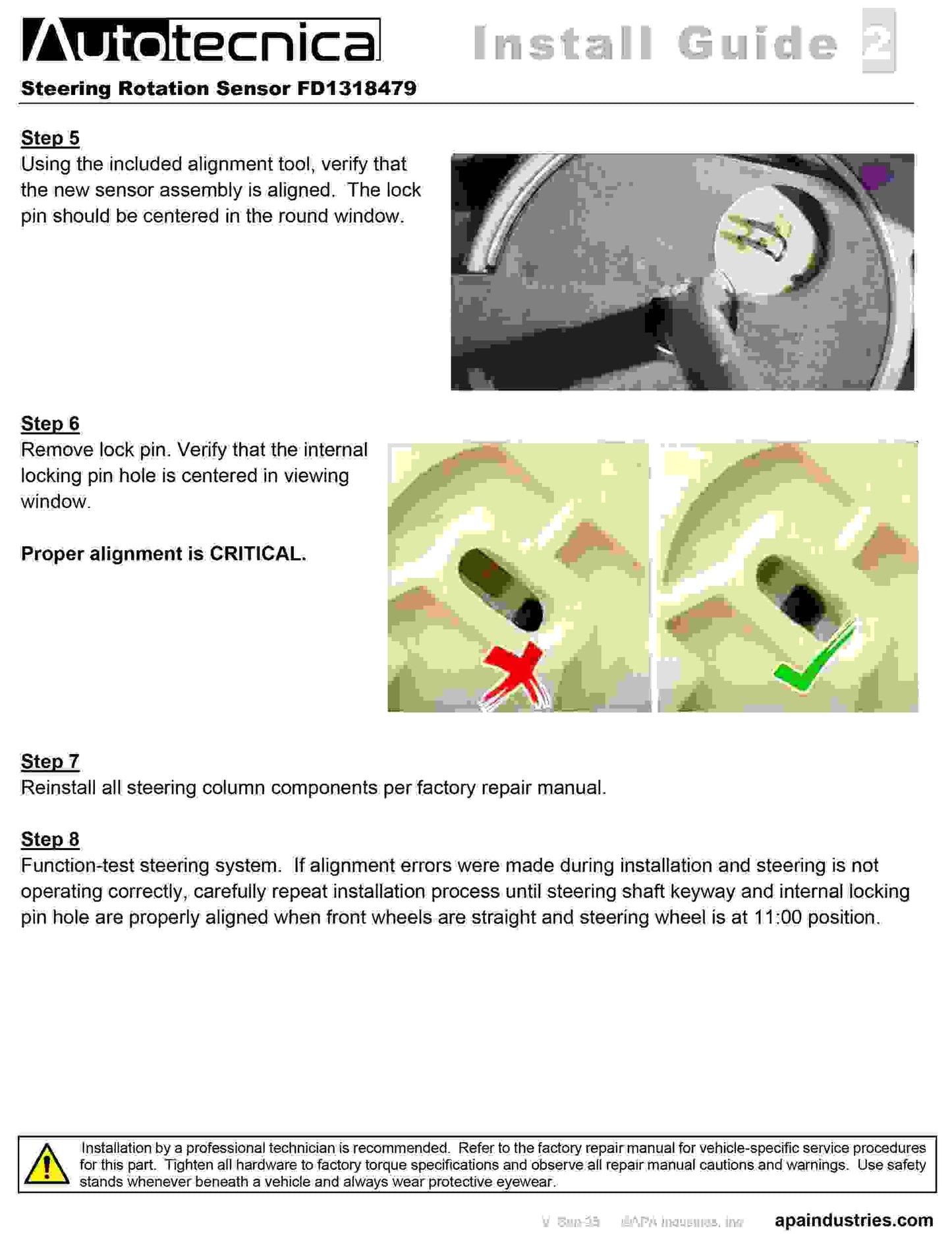 Autotecnica Steering Angle Sensor FD1318479