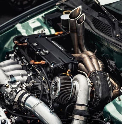 PrivateLabelMfg K-Series Hood Exit Up-Pipe & Dump Tube for Sidewinder Turbo Manifold