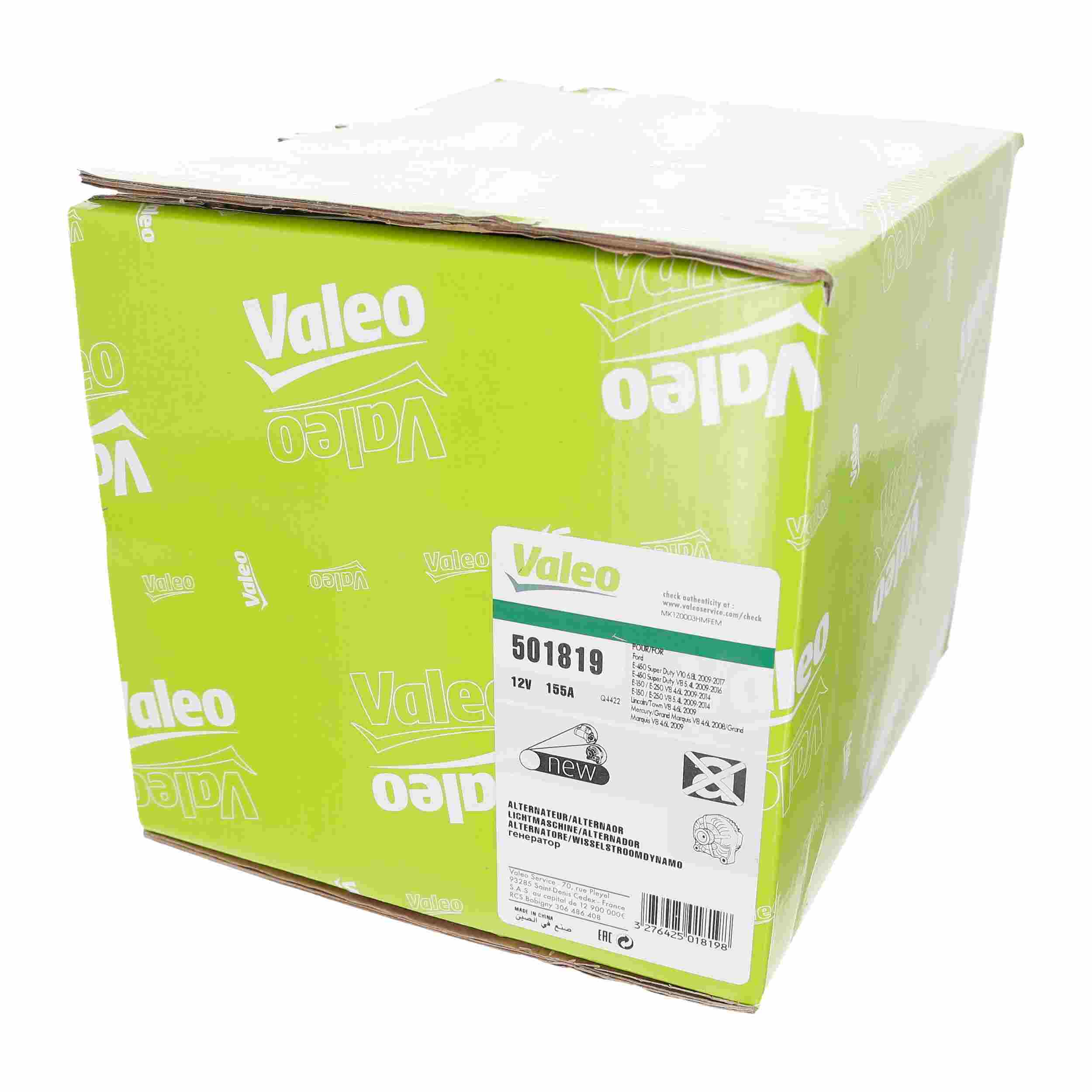 Valeo Alternator 501819
