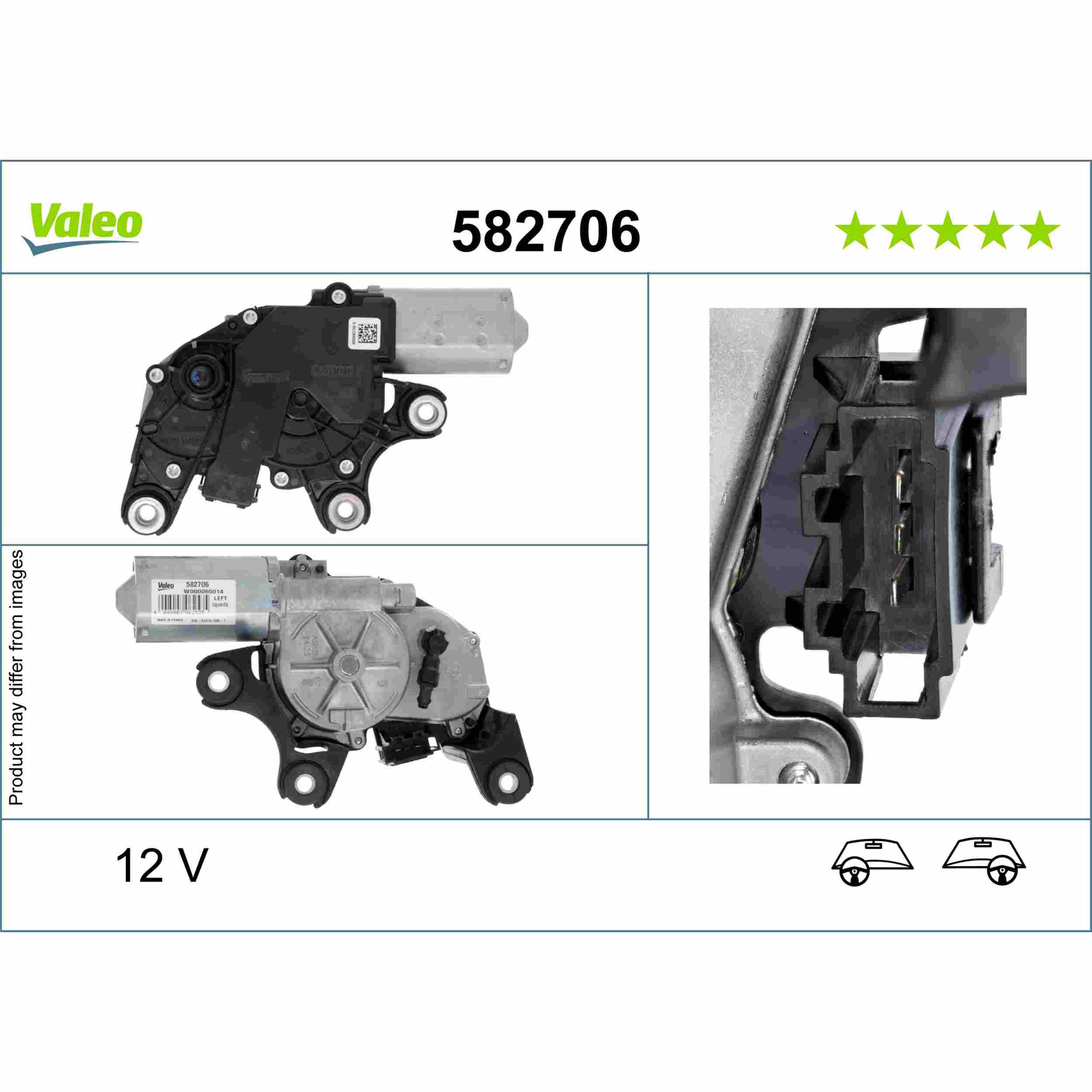 Valeo Wiper Motor 582706