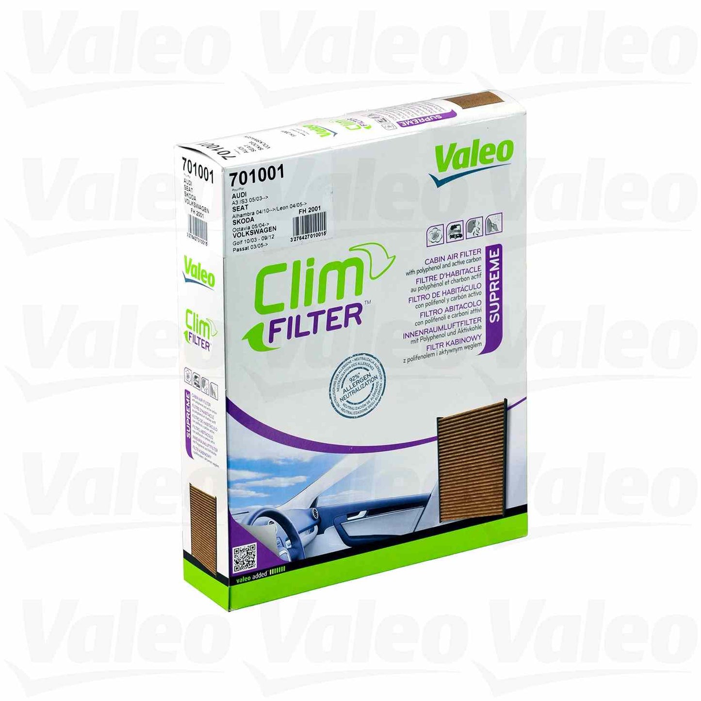 Valeo Cabin Air Filter 701001