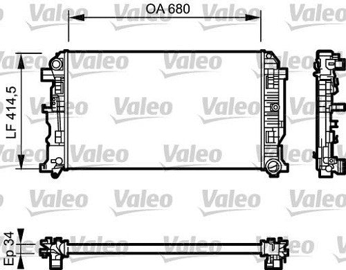 Valeo Radiador 734928