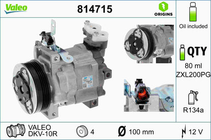 Valeo Compressor 814715
