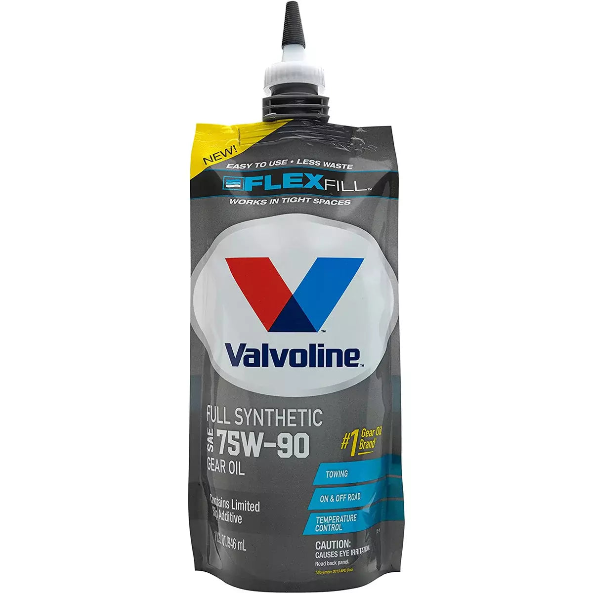 VALVOLINE Synthetic Gear Oil 75w90 1 Quart Flex Pouch Each Oils, Fluids and Sealer Oils, Fluids and Additives main image