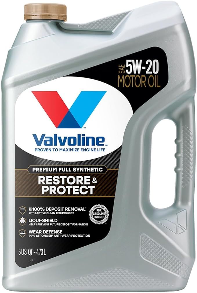 Valvoline 5w20 Motor Oil Restore & Protect 5 Quart Bottle Oils, Fluids and Additives Motor Oil main image