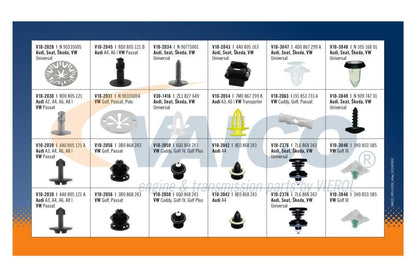 Vaico Fastener Assortment, Each, D1:V991009, D1S:V99 1009, JP1:98354003740,
