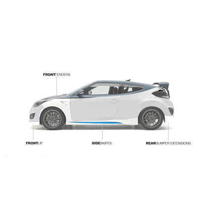 ARK 2013-2017 Hyundai Veloster Turbo C-FX Side Skirts