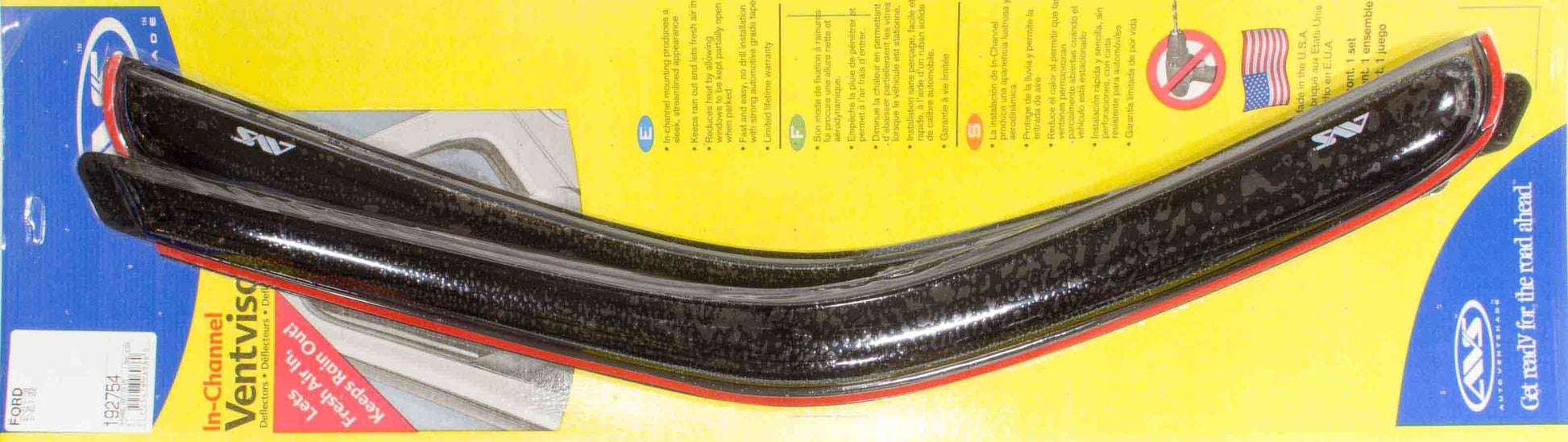 VENTSHADE 97-03 F150 P/U/F250 LD InChannel 2pc Ventshade Exterior Components Deflectors and Visors main image