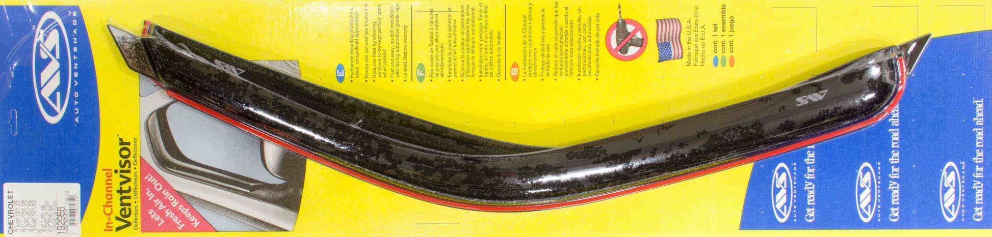 VENTSHADE 99-06 GM P/U In Channel 2 Pc Ventvisor Exterior Components Deflectors and Visors main image