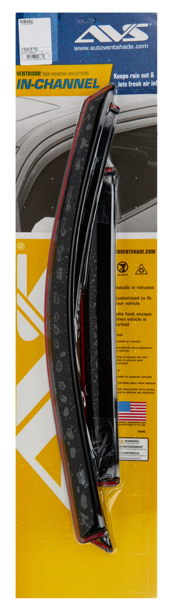 VENTSHADE 15-22 Subaru Outback Ventvisor In-Channel 4Pc Exterior Components Deflectors and Visors main image