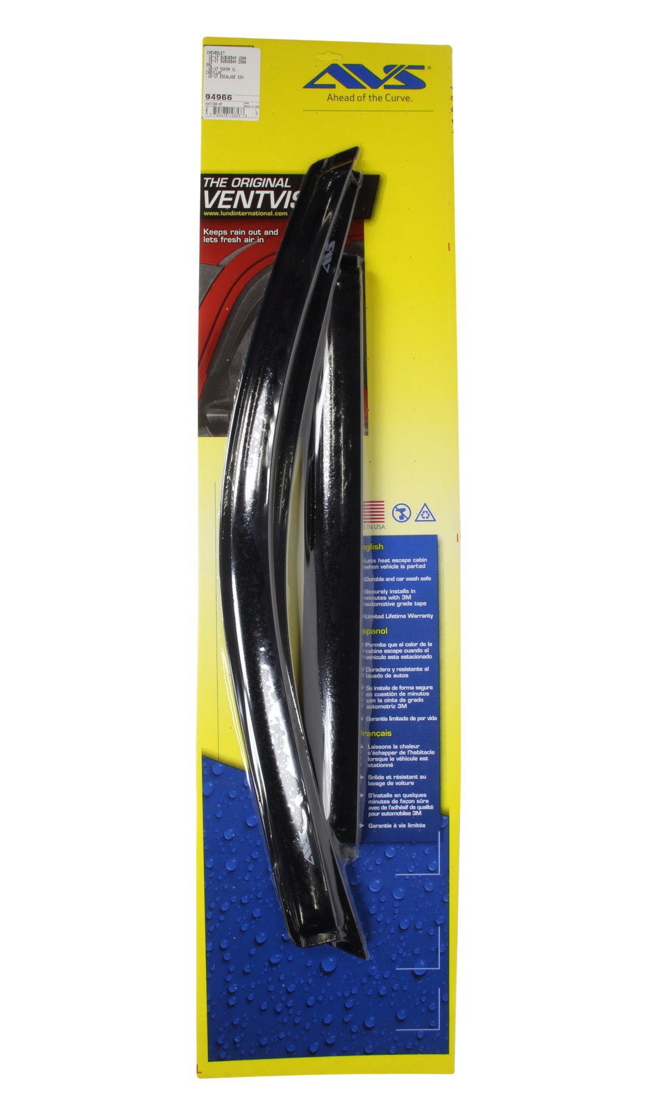 VENTSHADE Ventvisor Smoke 4pcs. 14-   Yukon Exterior Components Deflectors and Visors main image