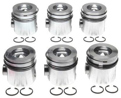 Mahle OE 98-02 Dodge Ram 2500/3500 4.035in Bore .020 Oversize Piston Set (Set of 6) 224-3355WR.020