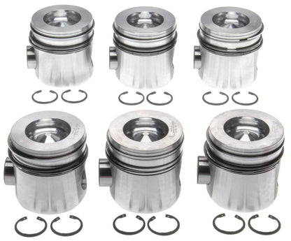 Mahle OE 98-02 Dodge Ram 2500/3500 4.016in Bore Piston Set w/ Rings (Set of 6) 224-3355WR