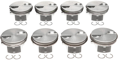 Mahle OE 10-15 GM Trucks & Camaro 6.2L Floating Pin Flat Top Piston Set w/ Rings (Set of 8) 2244035WR