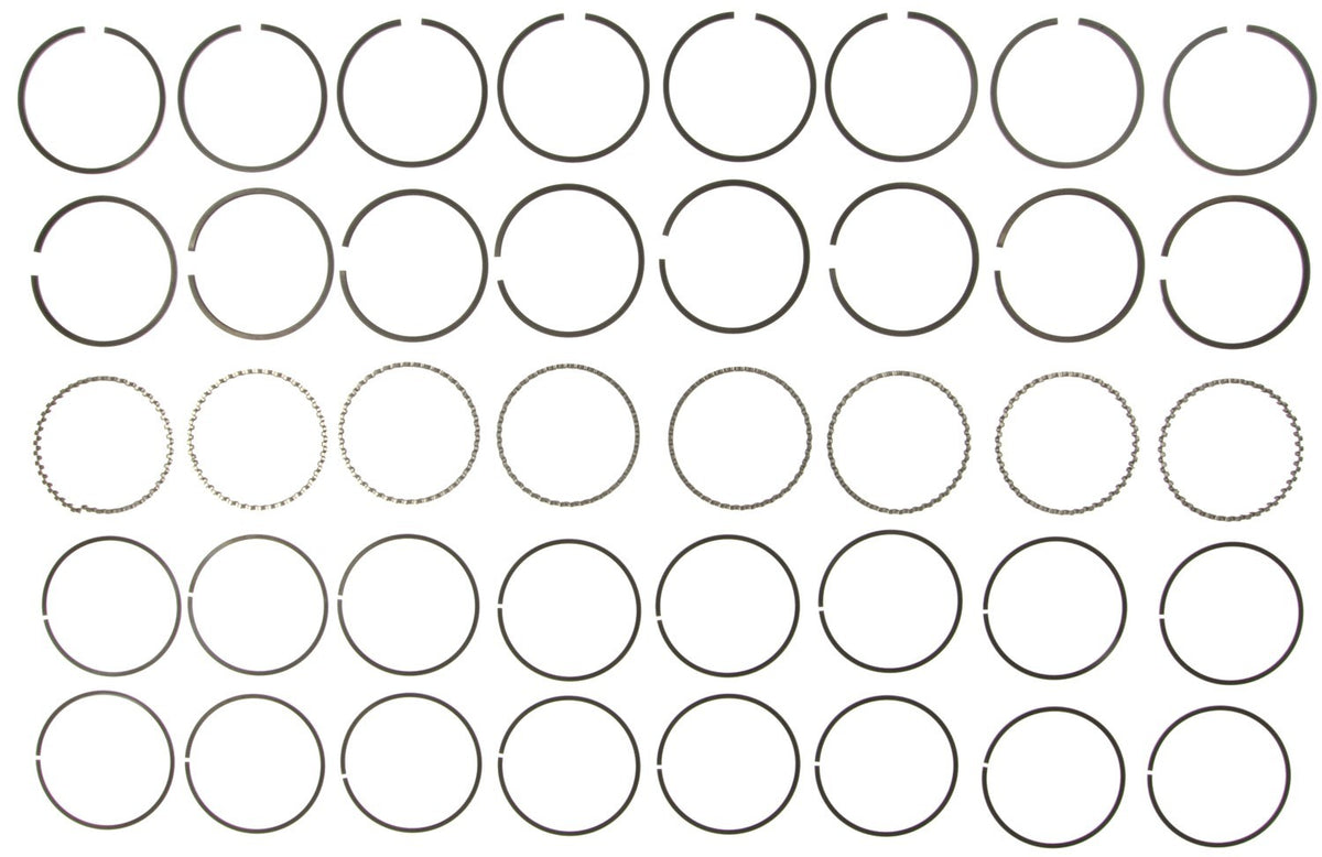 Mahle Rings Checker 283/307 Engs 65-70 Chevy 283/307 Engs 57-73 Chevy Marine Chrome Ring Set 40076CP