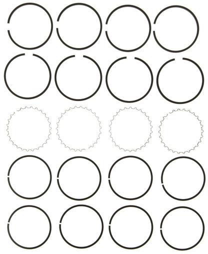 Mahle Rings Jeep 134 Eng 39-73 Chrome Ring Set 4007
