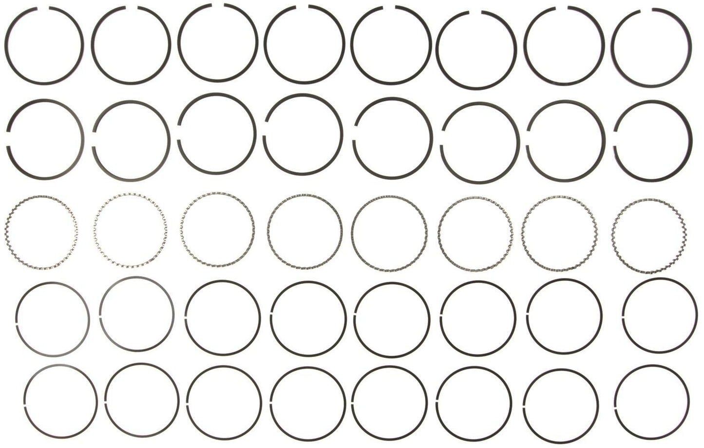 Mahle Rings Dearborn Marine Ford 361/390 Engs 61-71 Ford Ind Ford Trk 360390 E Moly Ring Set 40134CP.030