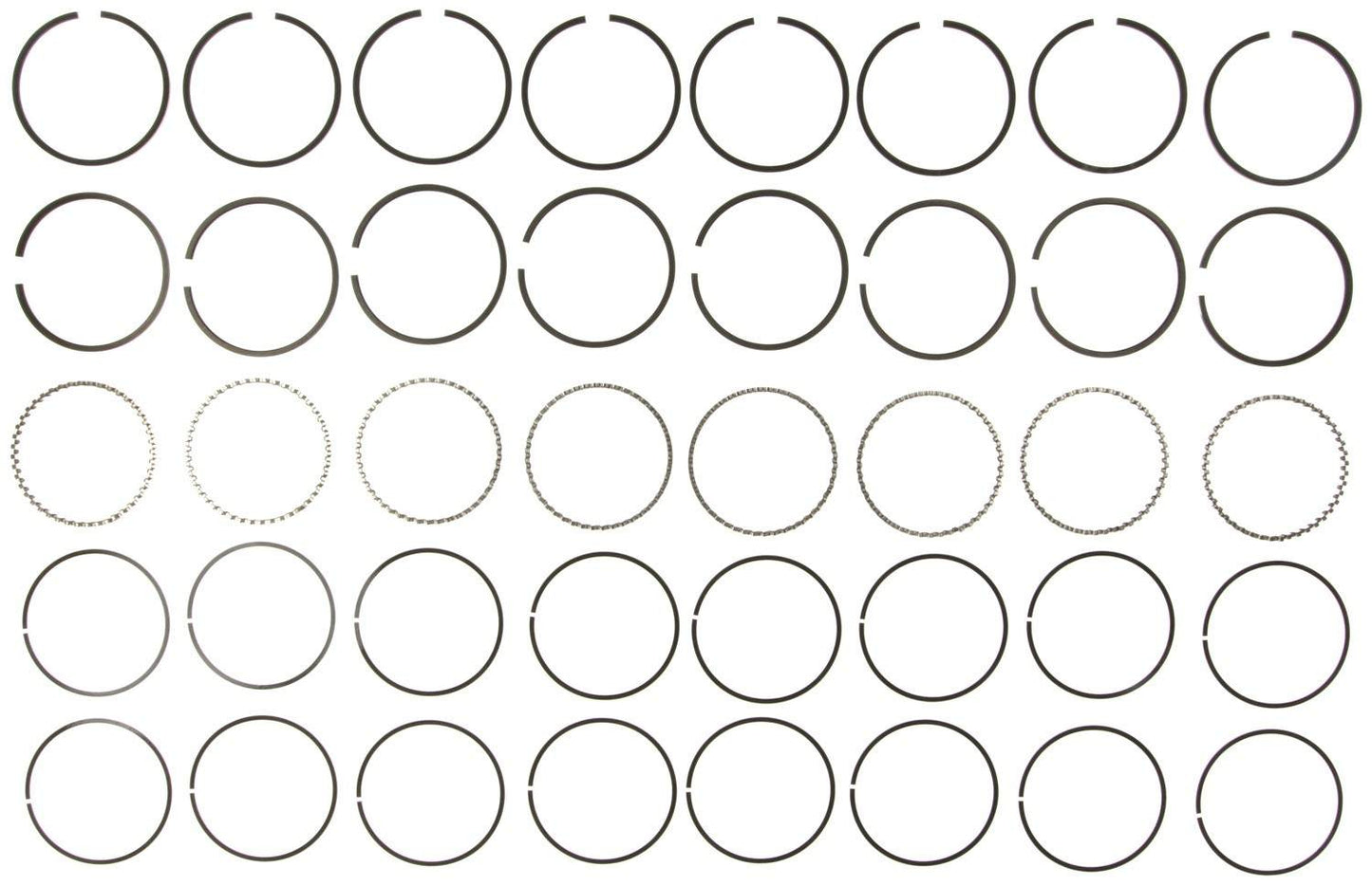 Mahle Rings Buick 364 Eng 57-61 Chevy 348/396/400/402 Engs 58-61 Chevy Trk 348 Moly Ring Set 40141CP
