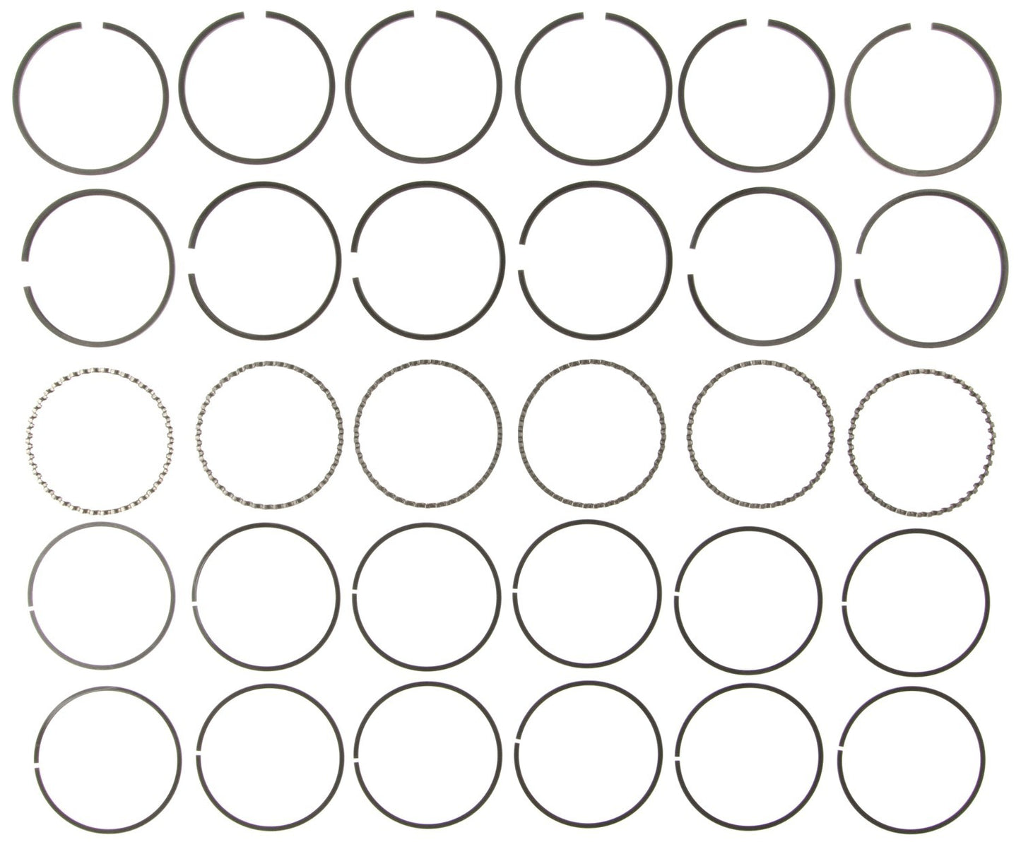 Mahle Rings Chevy Trk 292 4.8L Eng 63-89 GMC 292 4.8L Eng 63-89 M F Trac Moly Ring Set 40533CP